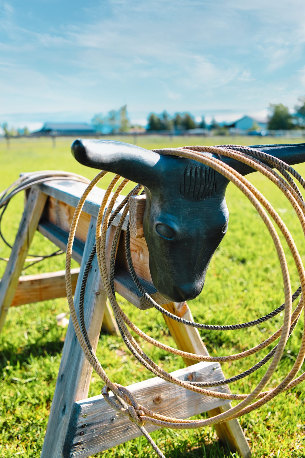 Cattle wrangler decor at Glacier Mountain Getaway near Bozeman Montana