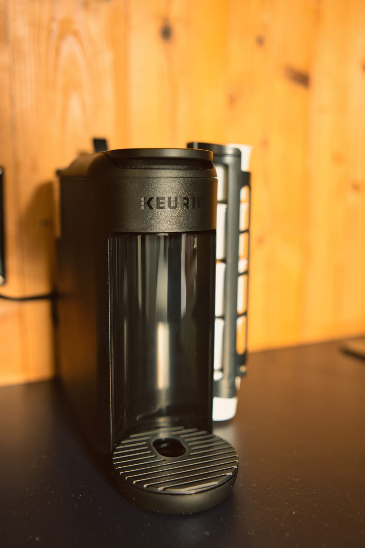 Keurig coffee maker at Glacier Mountain Getaway near Bozeman Montana