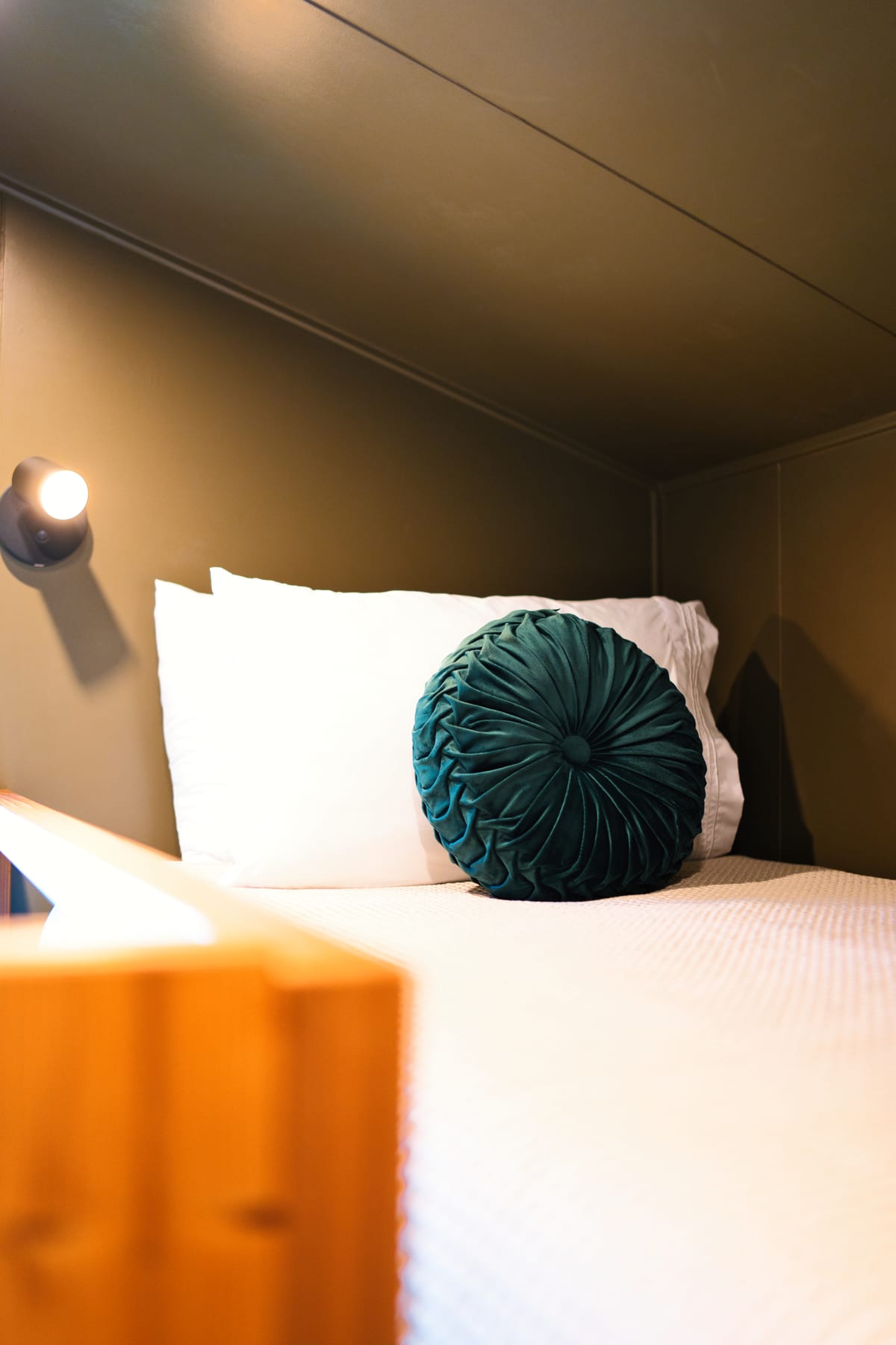 Top bunk bed at Glacier Mountain Getaway near Bozeman Montana